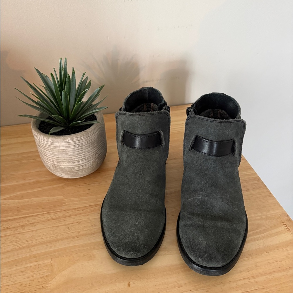 Levi's Gray Ankle Boots